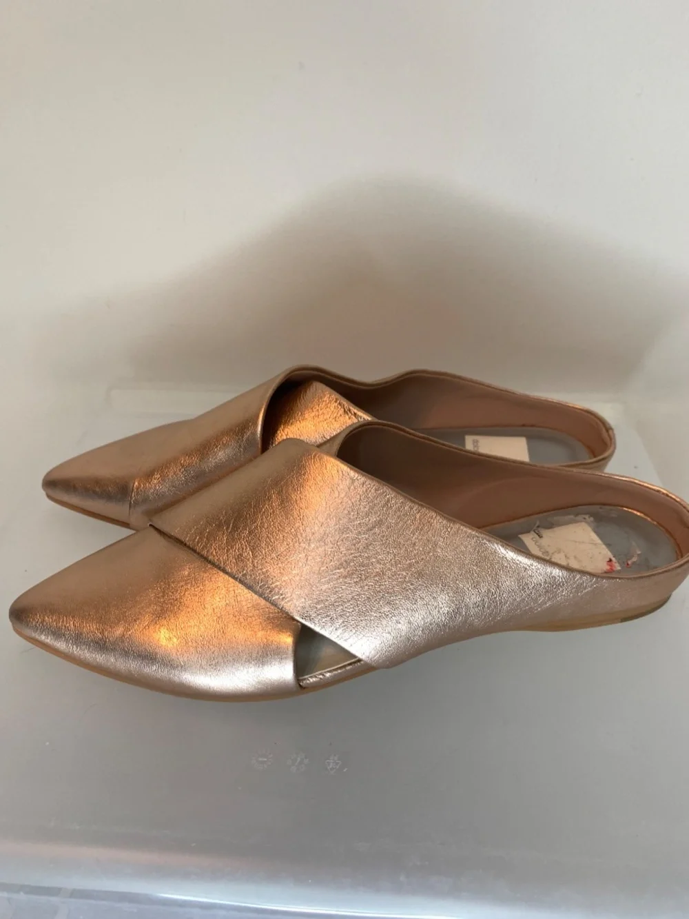 Dolce Vita Camia Mule Rose Gold Leather 7.5 - Picture 6 of 10